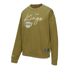 Los Angeles Kings Mitchell & Ness Women's Fleece Sweatshirt Hunter Green