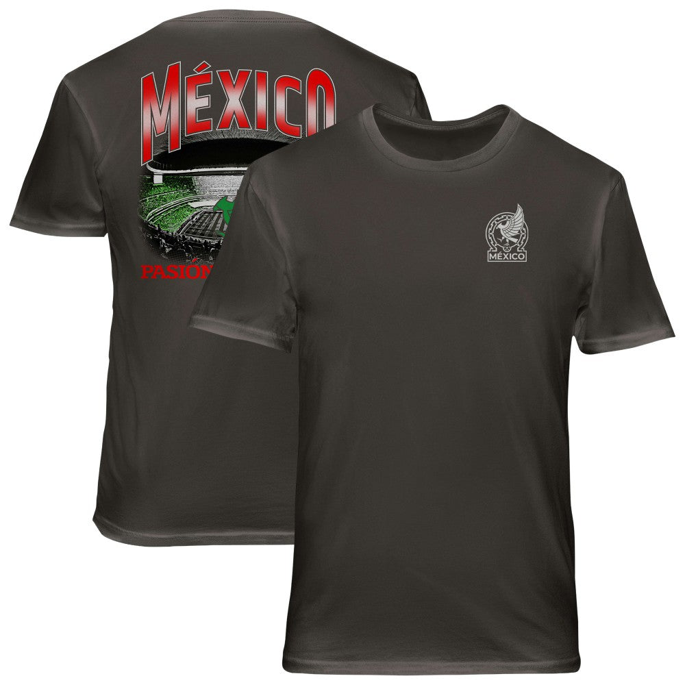 Mexico National Team 1863FC Wordmark Cotton T-Shirt Gray