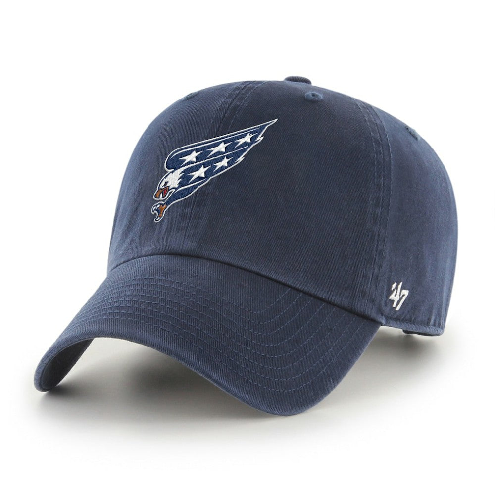 Washington Capitals '47 Alternate Clean Up Adjustable Hat Navy