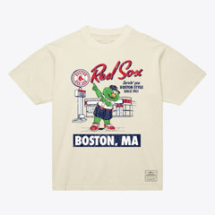 Boston Red Sox Deli T-Shirt Cream | Mitchell & Ness