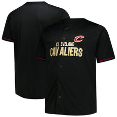Cleveland Cavaliers Big & Tall Pop Full-Button Jersey sale - Black