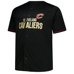 Cleveland Cavaliers Big & Tall Pop Full-Button Jersey sale - Black