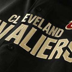 Cleveland Cavaliers Big & Tall Pop Full-Button Jersey sale - Black