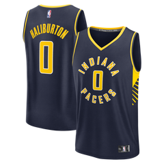 Tyrese Haliburton Indiana Pacers Fanatics Fast Break Replica Jersey - Navy - Icon Edition