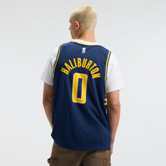 Tyrese Haliburton Indiana Pacers Fanatics Fast Break Replica Jersey - Navy - Icon Edition