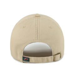 Minnesota Wild '47 Logo Clean Up Adjustable Hat Khaki