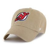 New Jersey Devils '47 Logo Clean Up Adjustable Hat Khaki