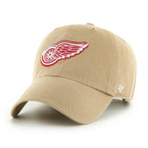 Detroit Red Wings '47 Logo Clean Up Adjustable Hat Khaki
