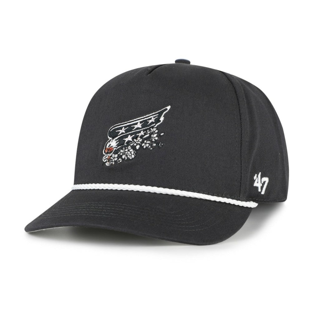 Washington Capitals '47 Cherry Blossom Rope Hitch Adjustable Hat Charcoal