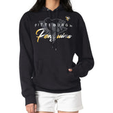 Pittsburgh Penguins G-III 4Her by Carl Banks Shadow Logo Fleece Pullover Hoodie Black