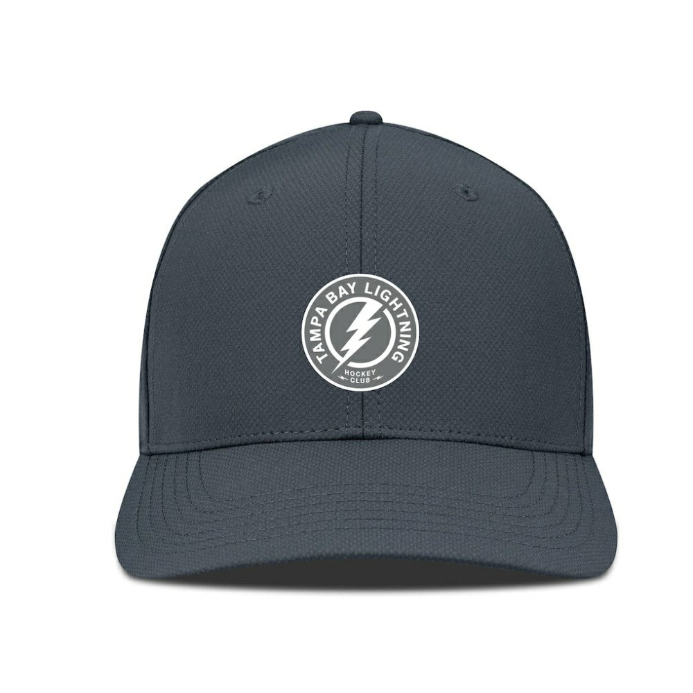 Tampa Bay Lightning Levelwear Rise Slate & Snow Structured Flex Hat Charcoal