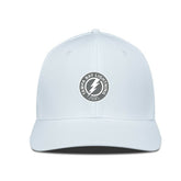 Tampa Bay Lightning Levelwear Rise Slate & Snow Structured Flex Hat White