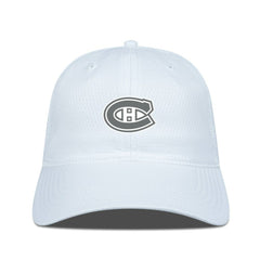 Montreal Canadiens Levelwear Matrix Slate & Snow Unstructured Adjustable Hat White