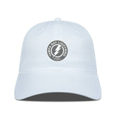 Tampa Bay Lightning Levelwear Matrix Slate & Snow Unstructured Adjustable Hat White