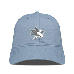 San Jose Sharks Levelwear Matrix Slate & Snow Unstructured Adjustable Hat Blue