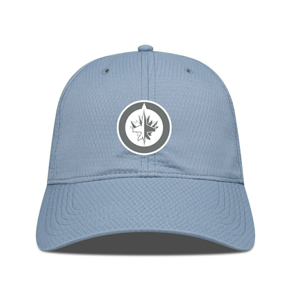 Winnipeg Jets Levelwear Matrix Slate & Snow Unstructured Adjustable Hat Blue