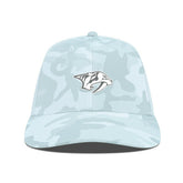 Nashville Predators Levelwear Clash Slate & Snow Meshback Flex Hat Camo