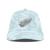 Detroit Red Wings Levelwear Clash Slate & Snow Meshback Flex Hat Camo