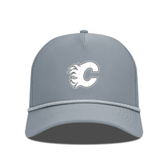 Calgary Flames Levelwear Gordon Slate & Snow Rope Adjustable Hat Gray