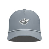 Minnesota Wild Levelwear Gordon Slate & Snow Rope Adjustable Hat Gray