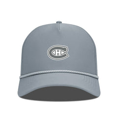 Montreal Canadiens Levelwear Gordon Slate & Snow Rope Adjustable Hat Gray