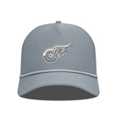 Detroit Red Wings Levelwear Gordon Slate & Snow Rope Adjustable Hat Gray