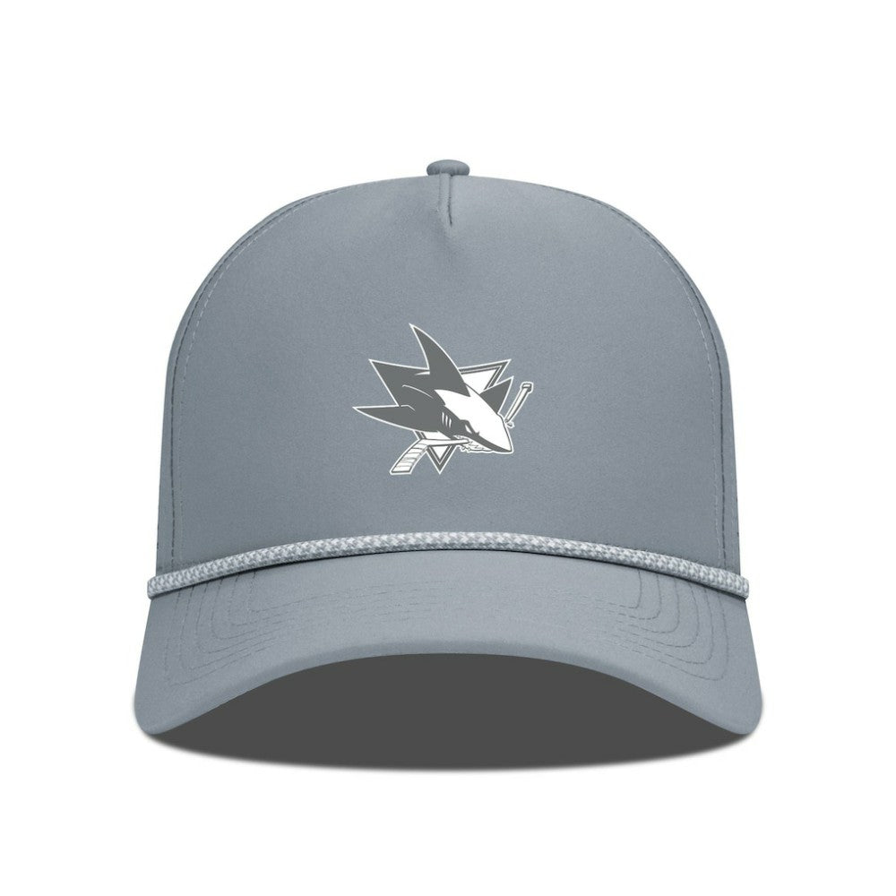 San Jose Sharks Levelwear Gordon Slate & Snow Rope Adjustable Hat Gray