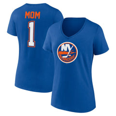 New York Islanders Women's Mother's Day V-Neck T-Shirt Royal