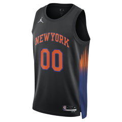New York Knicks Jordan Brand Unisex Swingman Custom Jersey - Statement Edition - Black cheap