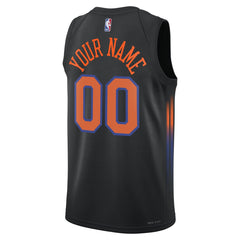New York Knicks Jordan Brand Unisex Swingman Custom Jersey - Statement Edition - Black cheap