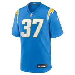 Isas Waxter Los Angeles Chargers Team Game Jersey - Powder Blue