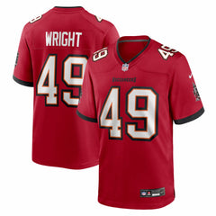 Owen Wright Tampa Bay Buccaneers Team Game Jersey - Red