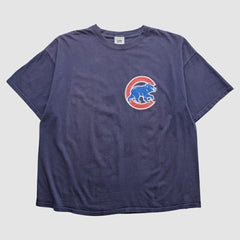 Chicago Cubs Lee Apparel 2000s T-Shirt Navy Vintage