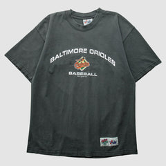 Baltimore Orioles Majestic 1999 T-Shirt Charcoal Vintage