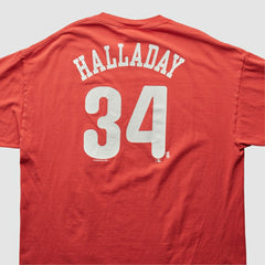 Philadelphia Phillies 2000s T-Shirt Red Vintage
