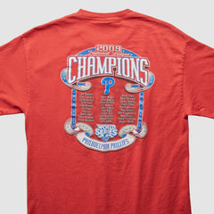 Philadelphia Phillies Majestic 2009 T-Shirt Red Vintage