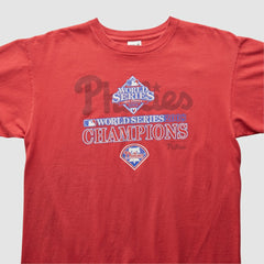 Philadelphia Phillies 2008 T-Shirt Red Vintage