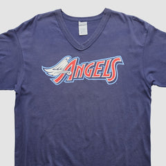 Los Angeles Angels Majestic 2000s T-Shirt Navy Vintage