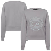 Philadelphia Flyers Levelwear Women's Slate & Snow Sponge Tri-Blend Sweatshirt Gray