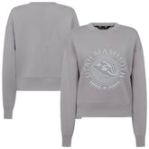 Utah Mammoth Levelwear Women's Slate & Snow Sponge Tri-Blend Sweatshirt Gray