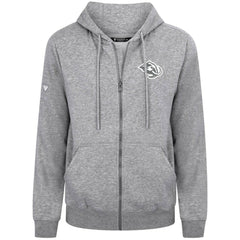 Utah Mammoth Levelwear Podium Chenille Logo Full-Zip Hoodie Gray
