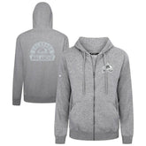 Colorado Avalanche Levelwear Podium Chenille Logo Full-Zip Hoodie Gray