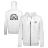 Minnesota Wild Levelwear Podium Chenille Logo Full-Zip Hoodie White