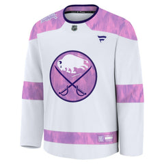 Buffalo Sabres Fanatics Hockey Fights Cancer Survivor Practice Jersey White
