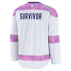 Toronto Maple Leafs Fanatics Hockey Fights Cancer Survivor Practice Jersey White