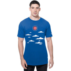 Chicago Cubs MLB x Simpsons 2026 Collab Clouds T-Shirt Royal | New Era