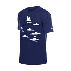 Los Angeles Dodgers MLB x Simpsons 2026 Collab Clouds T-Shirt Royal | New Era