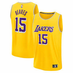 Austin Reaves Los Angeles Lakers Youth Fast Break Replica Jersey - Gold - Icon Edition