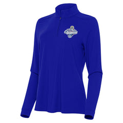Los Angeles Dodgers Antigua Women's 2025 World Series Champions Intent Quarter-Zip Pullover Royal