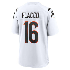 Joe Flacco Cincinnati Bengals Game Jersey - White